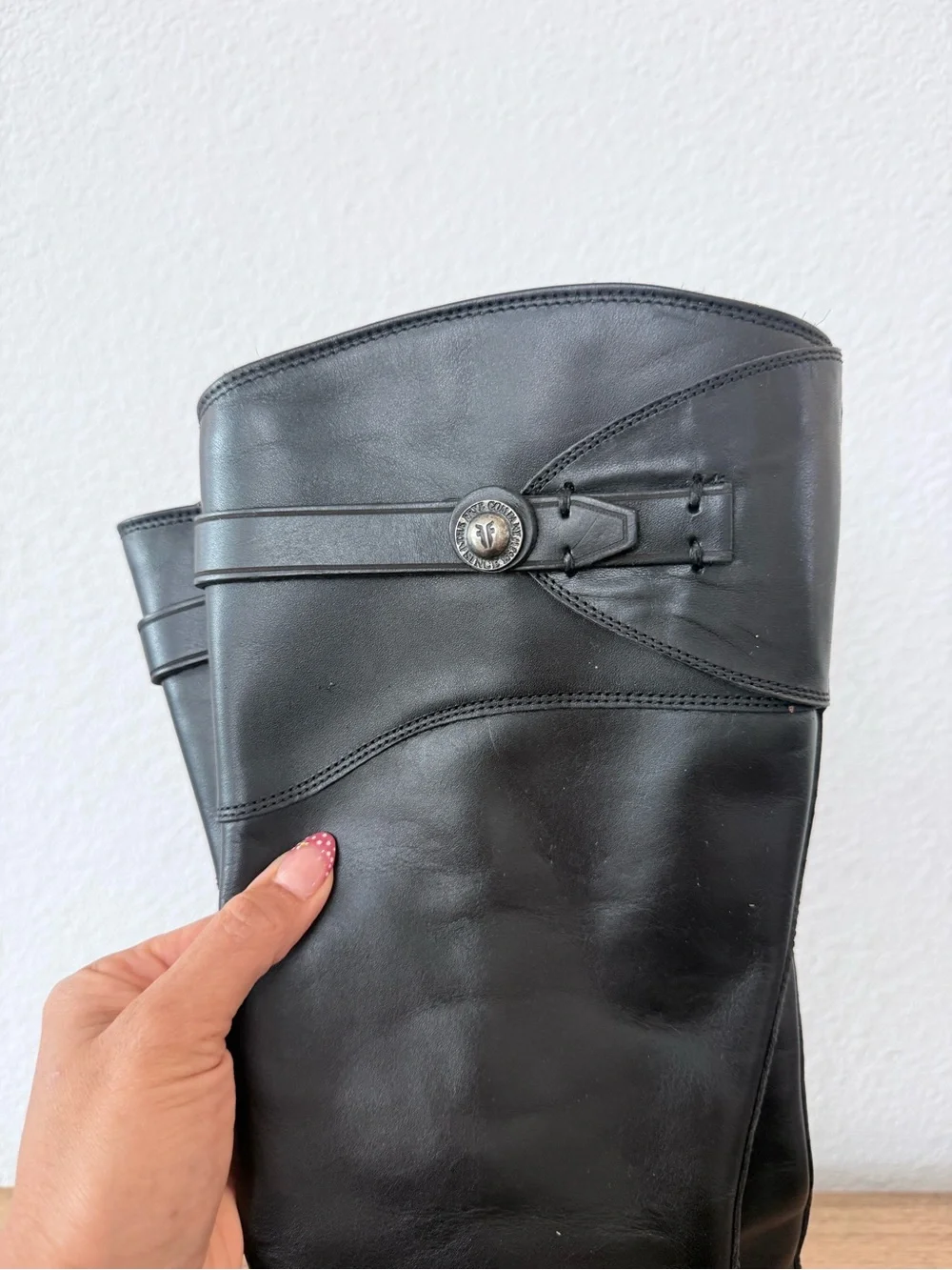 FRYE- Molly Knee High Button TallRiding Boots- Size 7.5B